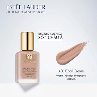 Kem nền estee lauder double wear stay-in-place makeup spf 10/pa++ foundation full box 30ml shie beauty