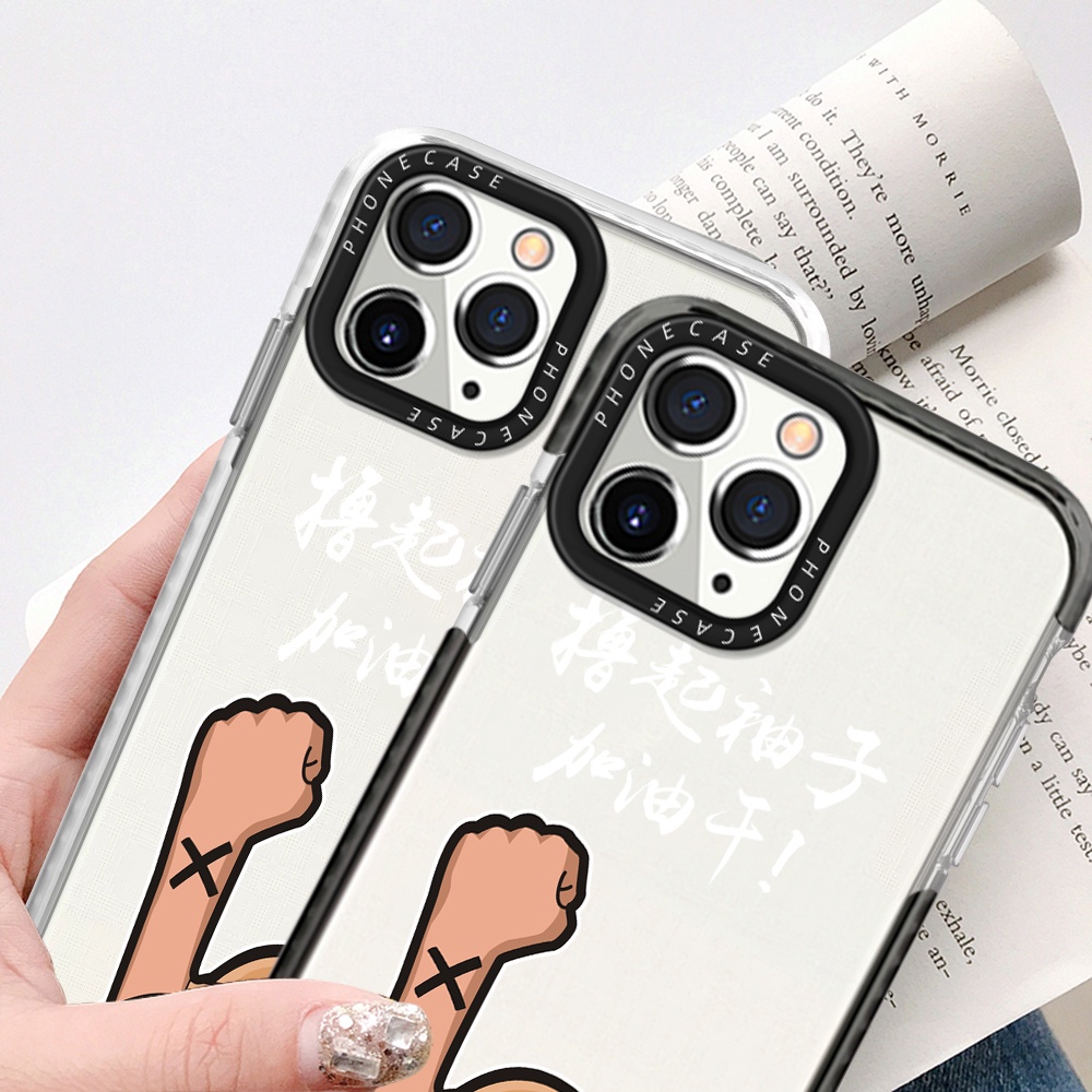 Cute One Piece Luffy Design Phone Case Compatible For iPhone 14 13 12 Mini 11 Pro Max XR X XS 7 8 Plus Thicken Shockproof Frame Soft Silicone Clear Cover