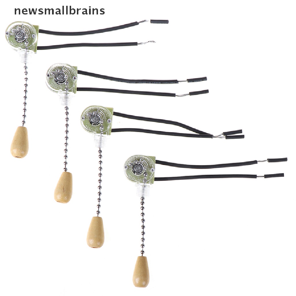Set 4 Công Tắc Đèn Treo Tường / Quạt / Trần Nhà Dạng Kéo Thông Dụng Phụ Kiện Chuyên Dụng Dành Cho NSB NSB