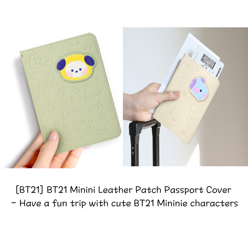 Bao Da Hộ Chiếu BT21 minini Có 7 Màu