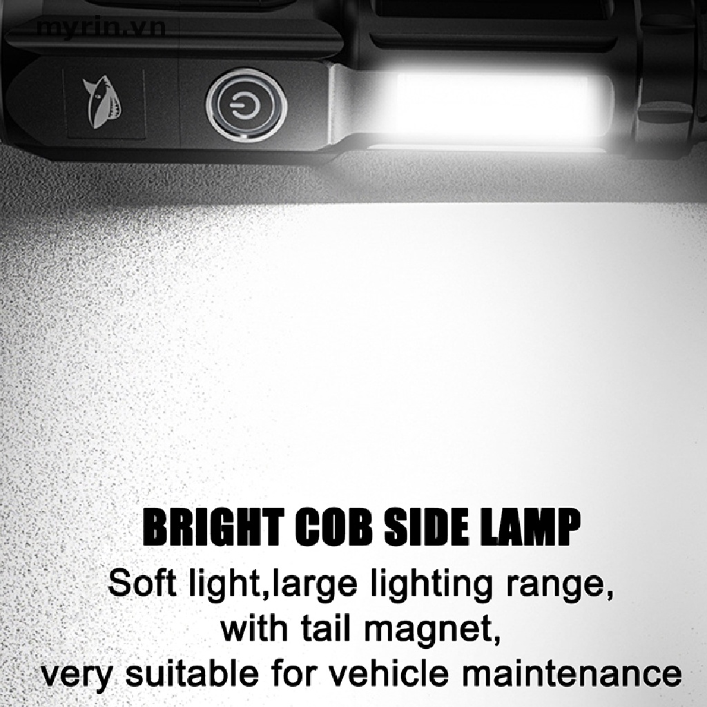 Đèn Pin LED COB Mini Chống Thấm Nước Có Thể Sạc Lại Qua USB