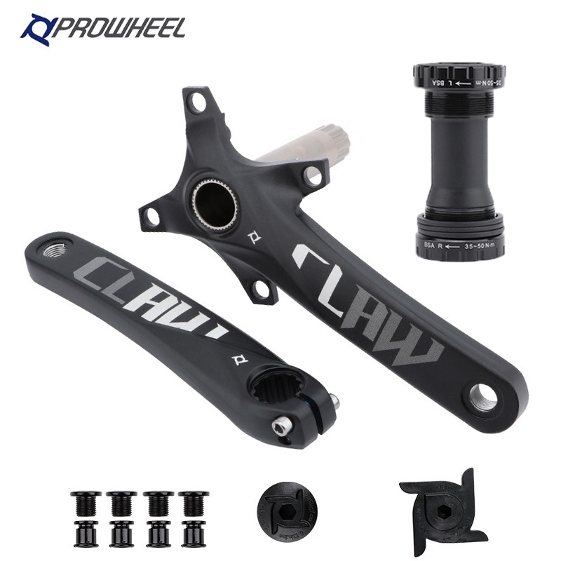 Prowheel Bộ Crankset Xe Đạp Leo Núi Hallowtech 170MM 175MM 104BCD Cho Tay Quay Xe Đạp Leo Núi Hợp Kim Tương Thích 7/8/9/10/11 Tốc Độ Với Giá Đỡ Phía Dưới