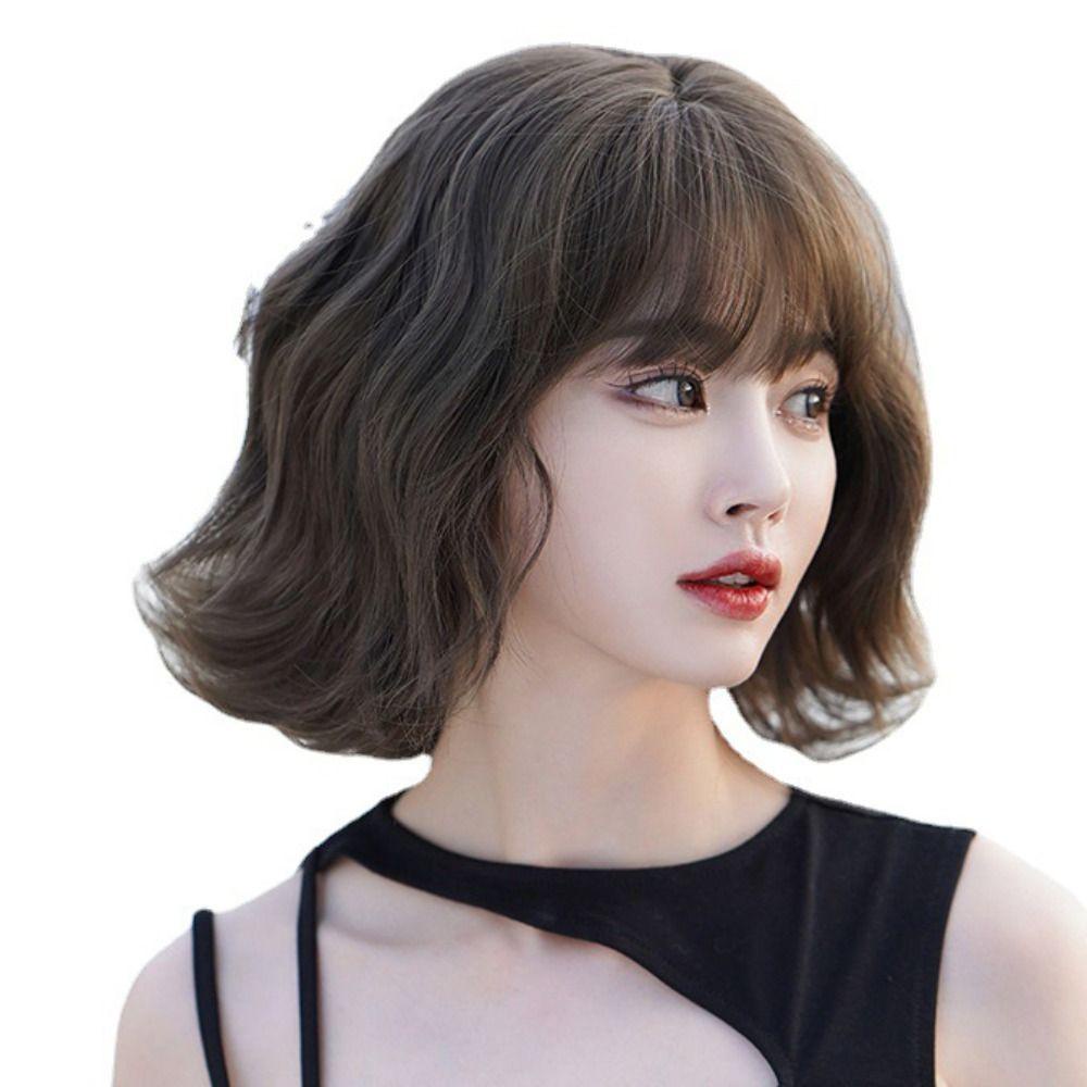 NICKOLAS Tóc Giả Nối Dài Xoăn Tự Nhiên Bằng Sợi Tổng Hợp Chất Lượng Cao