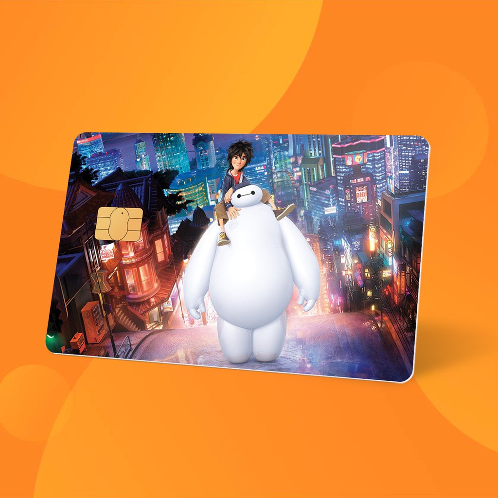 Miếng Dán Thẻ Card Baymax | SKIN ATM, Thẻ Chung Cư Trang Trí - Chất Liệu Decal Vinyl Chống Nước