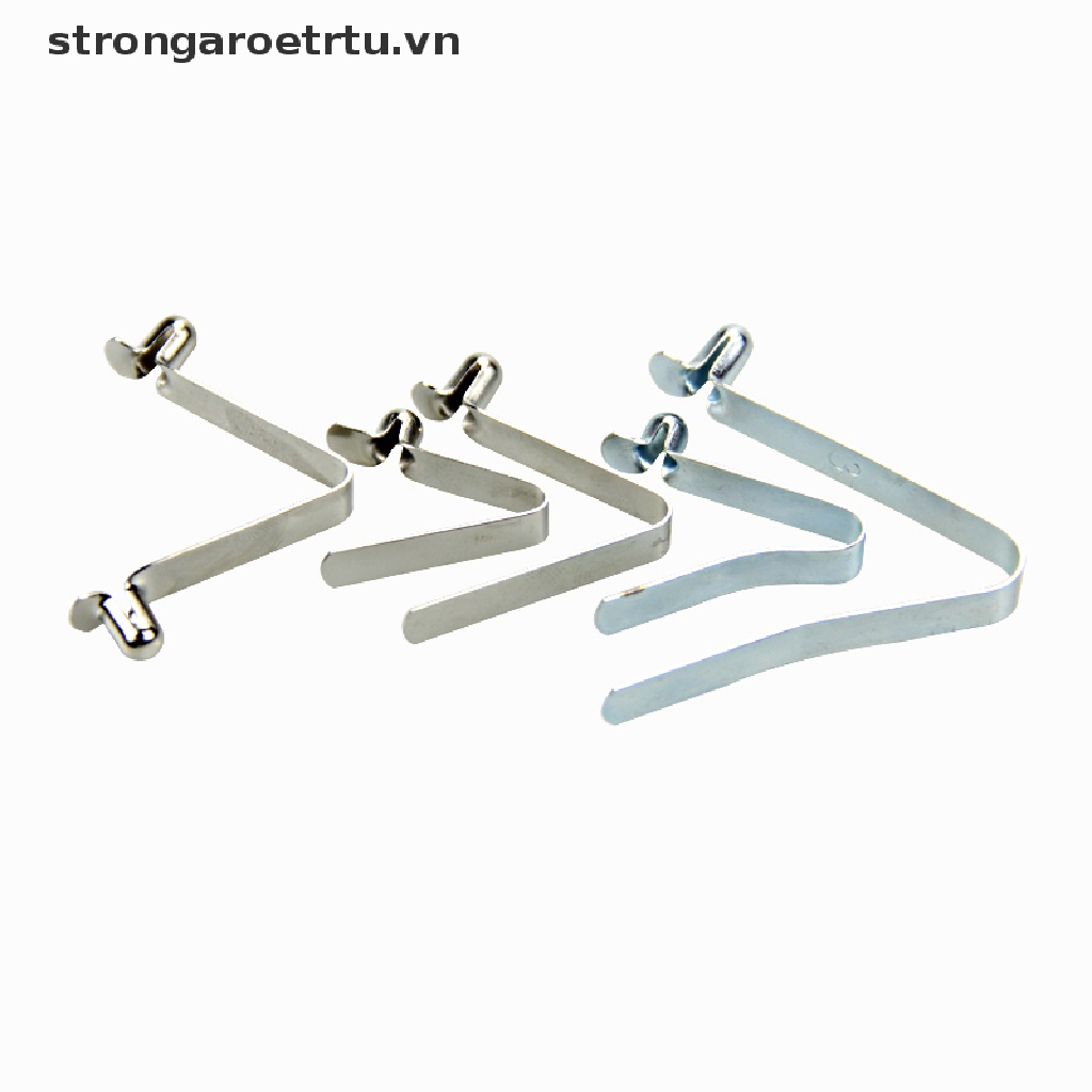 Set 10 Khóa Lò Xo Thép Lò Xo Hình Chữ V 6mm Cố Định Tấm Dọc Chuyên Dụng