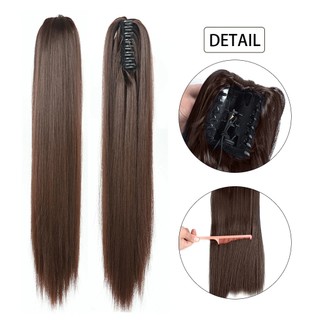 Tóc Giả Đuôi Ngựa Thẳng Dài 24inch