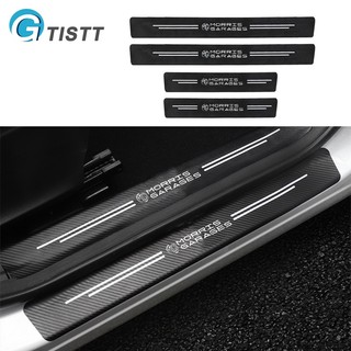GTISTT 4 Chiếc Sợi Carbon Dán Cửa ô Tô Miếng Dán Xe DáN ChốNg XưỚC Ô Tô Bảo Vệ Cửa ô Tô Phụ KiệN Ô Tô Cho MG MG5 EP ZS 5 HS