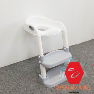 Thang bô 2 bậc gấp gọn Holla cho bé , Thang bô vệ sinh cho bé gấp gọn, Bệ kê bồn cầu cho bé HL-01205