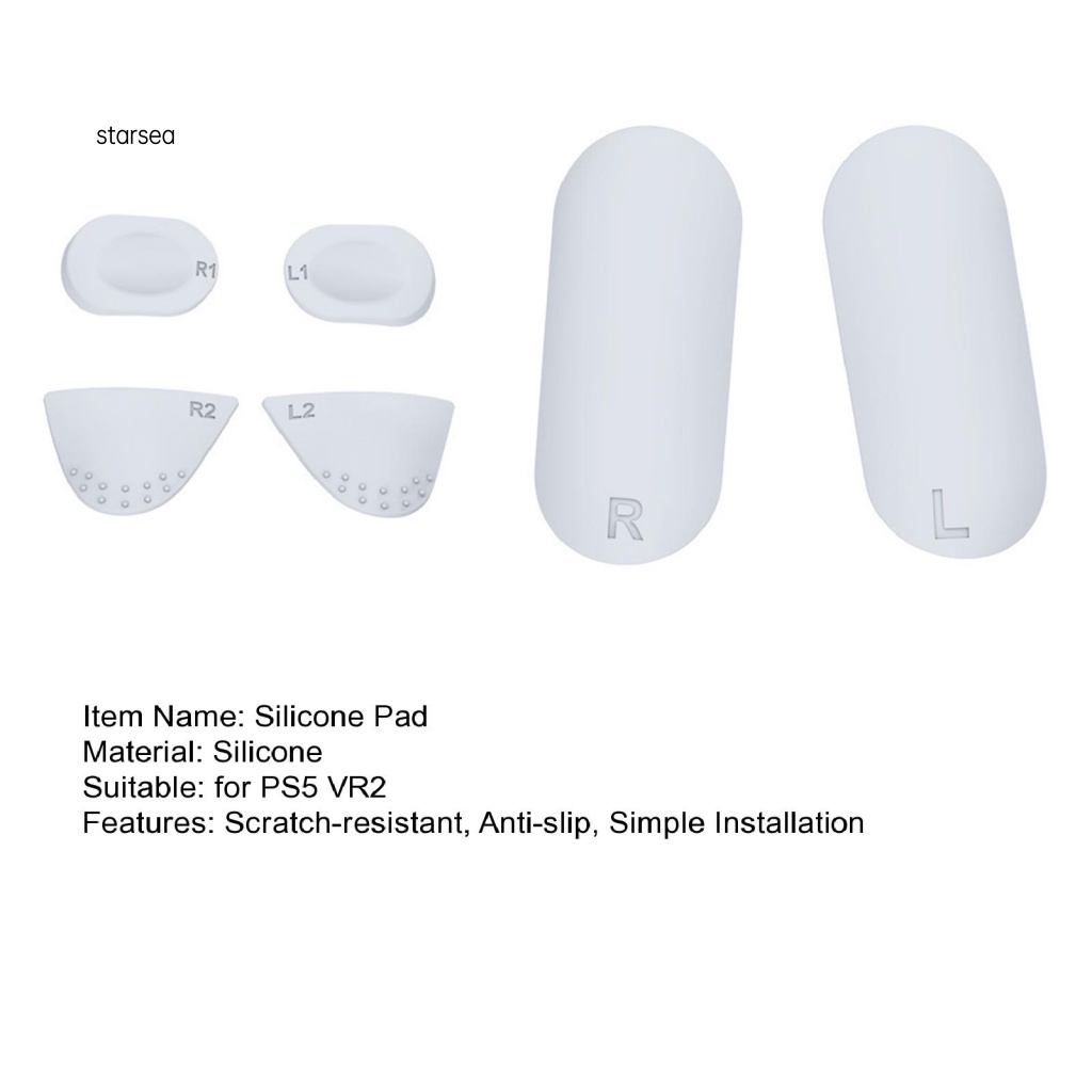 Sra Set 1 Miếng Dán Silicon Chống Trầy Cho Tay Cầm Chơi Game PS5 VR2