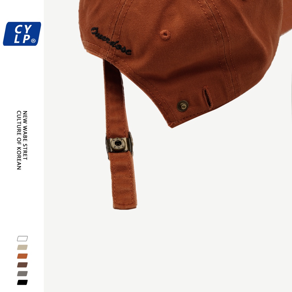 Mũ Lưỡi Trai Mềm Thêu Chữ Phong Cách Hàn Quốc Thời Trang Xuân Hè Cho Cặp Đôi