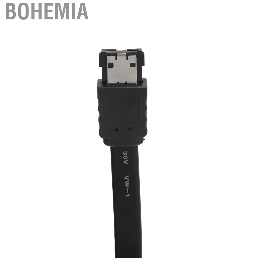 Bohemia Connection Cable ESATA to SATA Male M/M Shielded Extender with Shrapnel for External Hard Drive