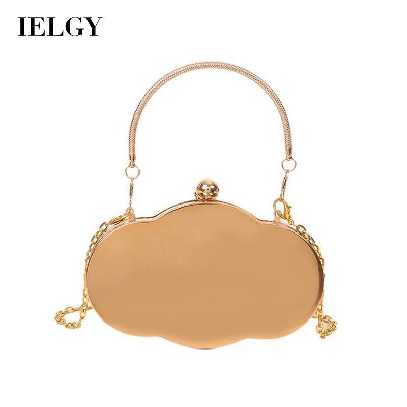 Túi Đeo Vai Đựng Son Môi Cỡ Nhỏ Màu Vàng Lấp Lánh Thời Trang Cho Nữ