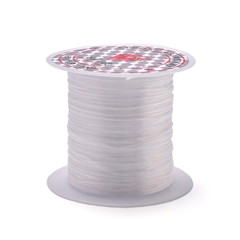 Cuộn Dây Co Giãn 0.8mm Dài 10 yards Dùng Làm Trang Sức Thủ Công