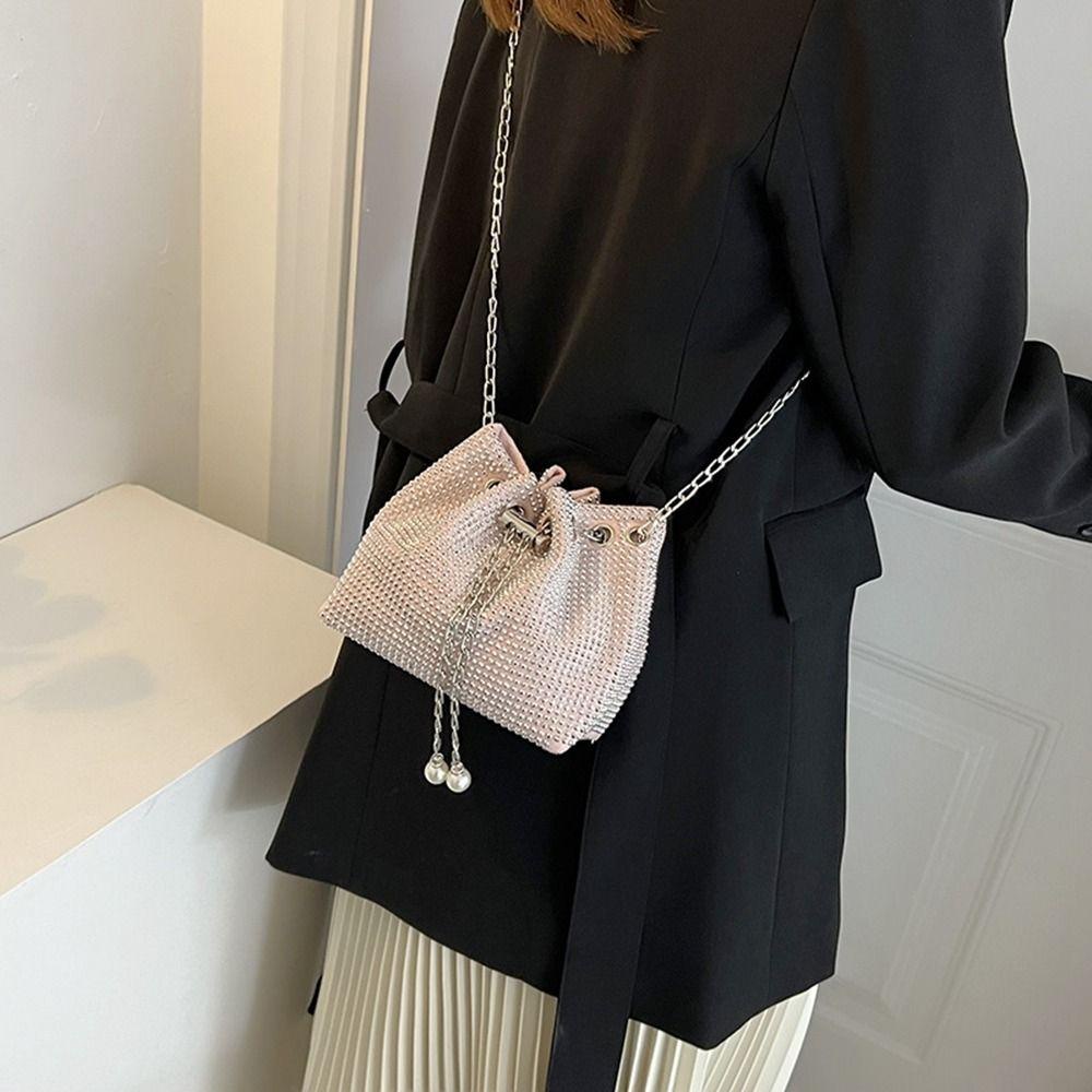 Túi Vải Đeo Chéo Đựng Điện Thoại Sang Trọng Dành Cho Nữ|Túi Xách Dây Rút Thời Trang Nữ