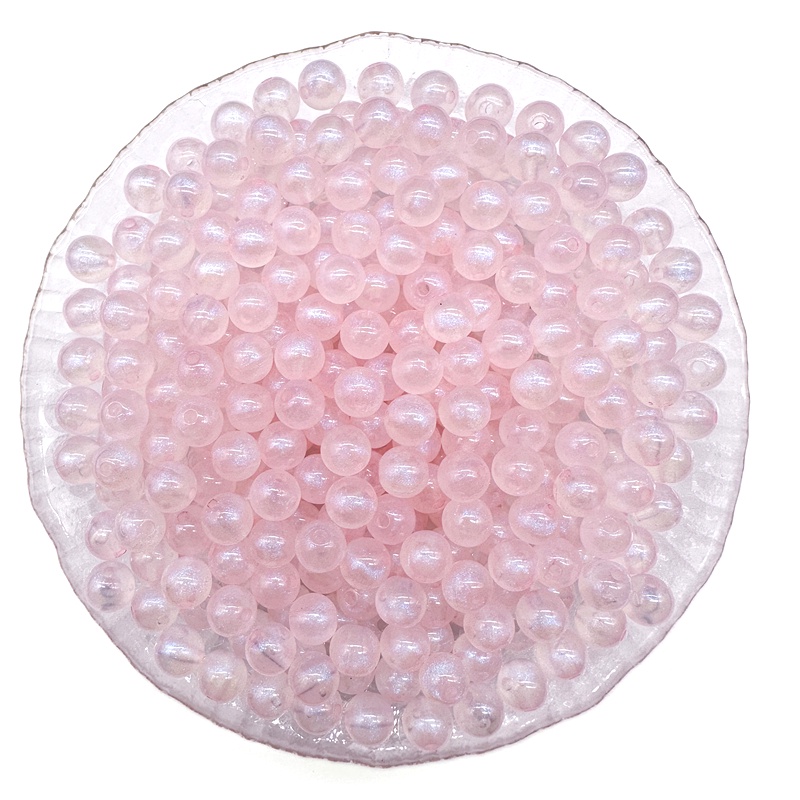 Hạt Xâu Chuỗi Bằng Acrylic 6mm / 8mm Dùng Làm Trang Sức DIY