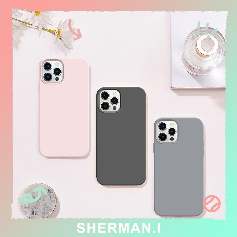Ốp Điện Thoại Silicon Cát Chảy Màu Hồng Cho iPhone 11/13/11promax/12promax/13promax/14promax-SN