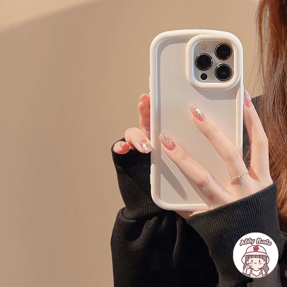 Ốp Điện Thoại TPU Mềm Bóng Dày Dặn Màu Trơn Đơn Giản Bảo Vệ Ống Kính Máy Ảnh Cho IPhone 14 Pro Max 13 12 11 Pro Max