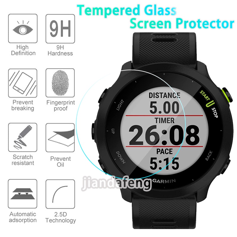 Set 3 MiếNg KíNh CườNg LựC Cong 2.5D BảO Vệ MàN HìNh Cho Garmin Forerunner 55 158
