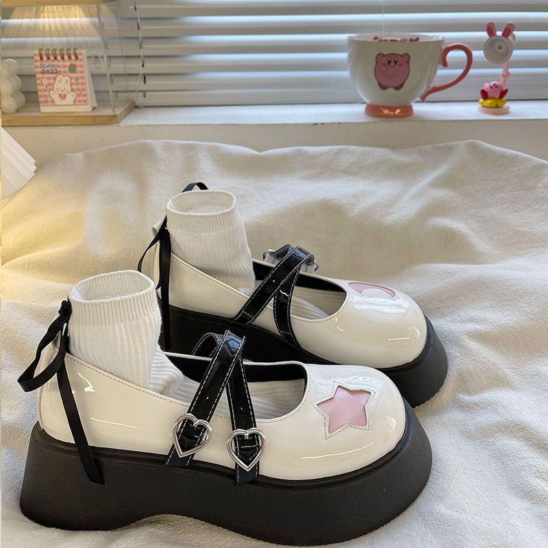 UOUO Giày Sandal Cao Gót Mũi Tròn Đế Dày Chống Thấm Nước Cho Búp Bê Barbie 23032115