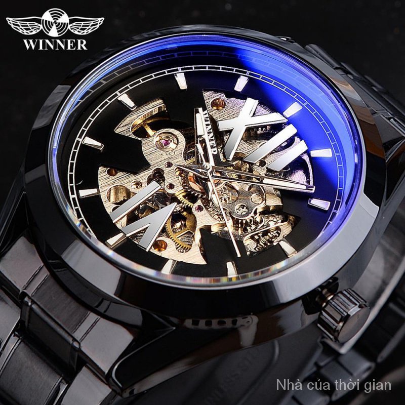 Đồng Hồ Cơ Lộ Máy Tự Động Chống Thấm Nước Winner 6180 Thời Trang