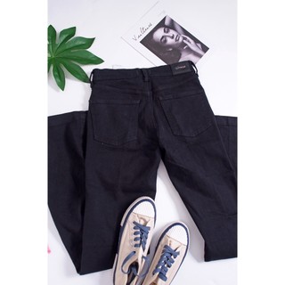 Quần EXPR3SS ống pat nút đen