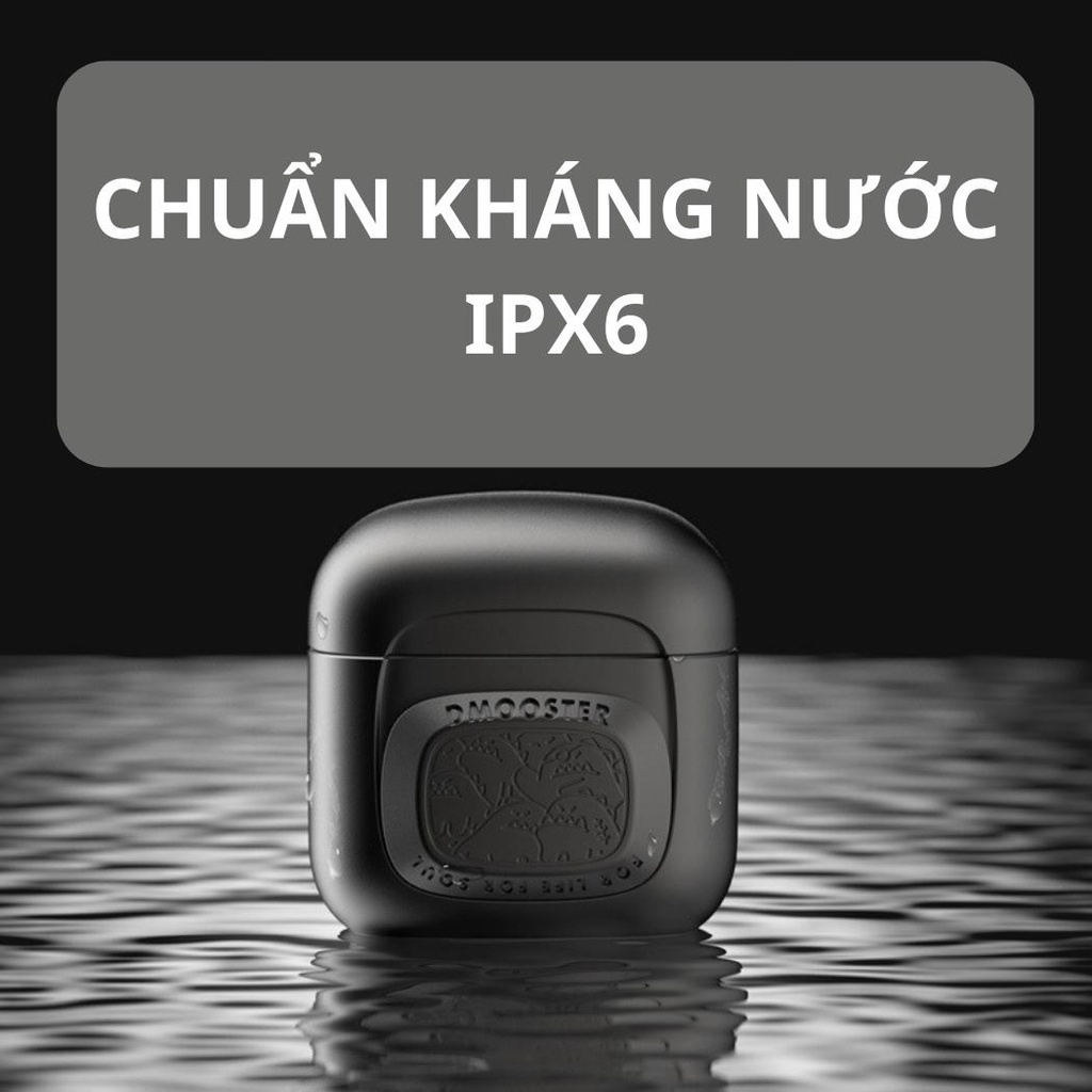 Tai nghe bluetooth Dmooster D02 thiết kế khóa nắp trượt bluetooth 5.3 âm thanh HIFI kháng nước IPX6 hỗ trợ micro HD