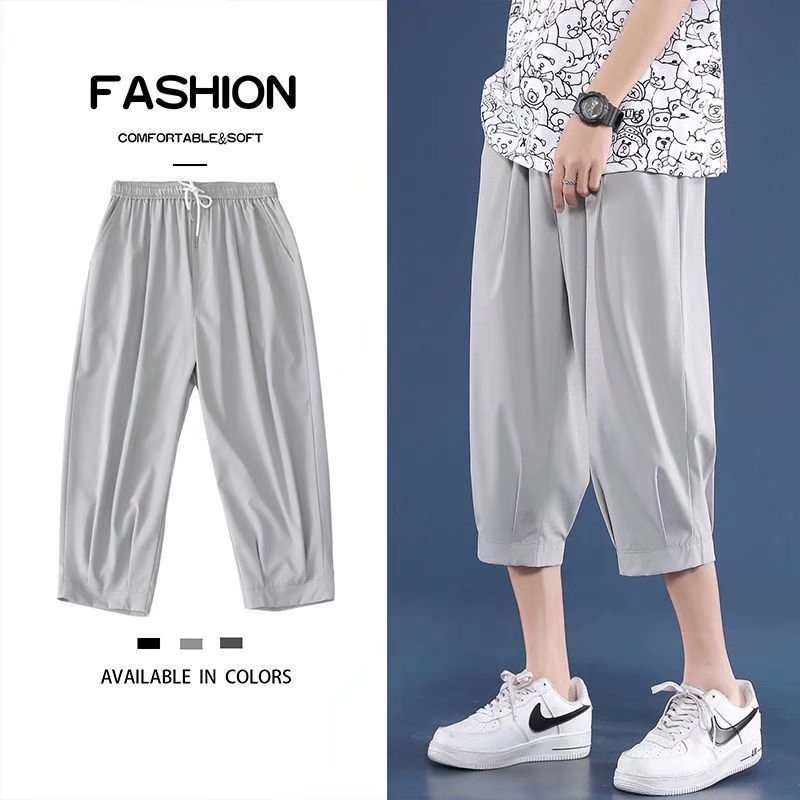 Quần Dài Lưng Thun Co Giãn In Họa Tiết Phong Cách Hàn Quốc Thời Trang Cho Nam size M-5XL