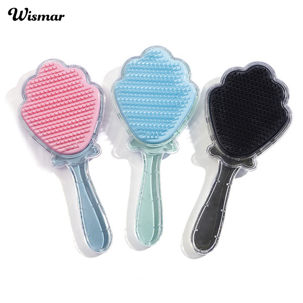 Lược Chải Tóc Đệm Khí Bằng ABS Màu Xanh Lá Hình Sao Biển