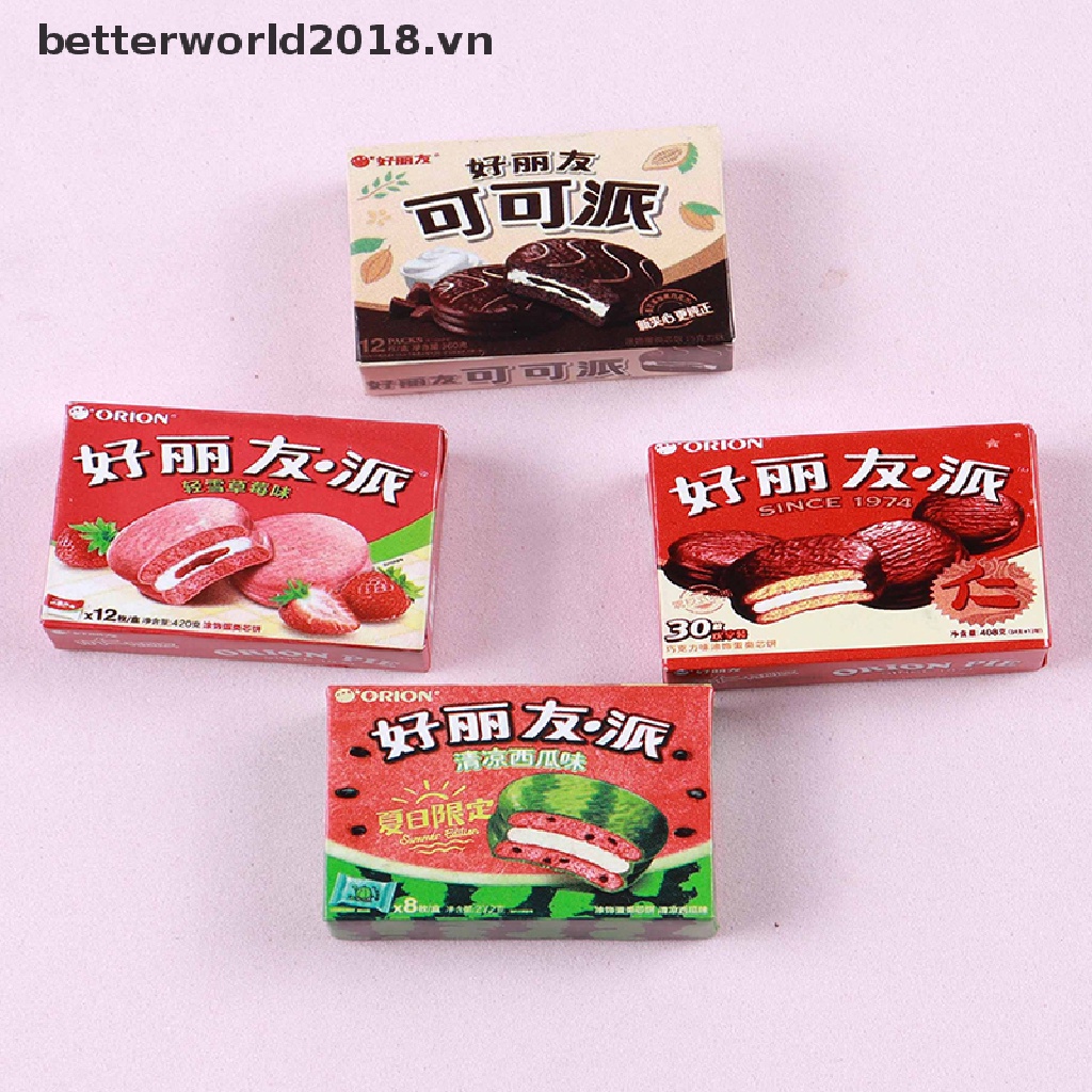 Set 10 Hộp Bánh Snack Mô Hình DIY Cho Nhà Búp Bê 2018