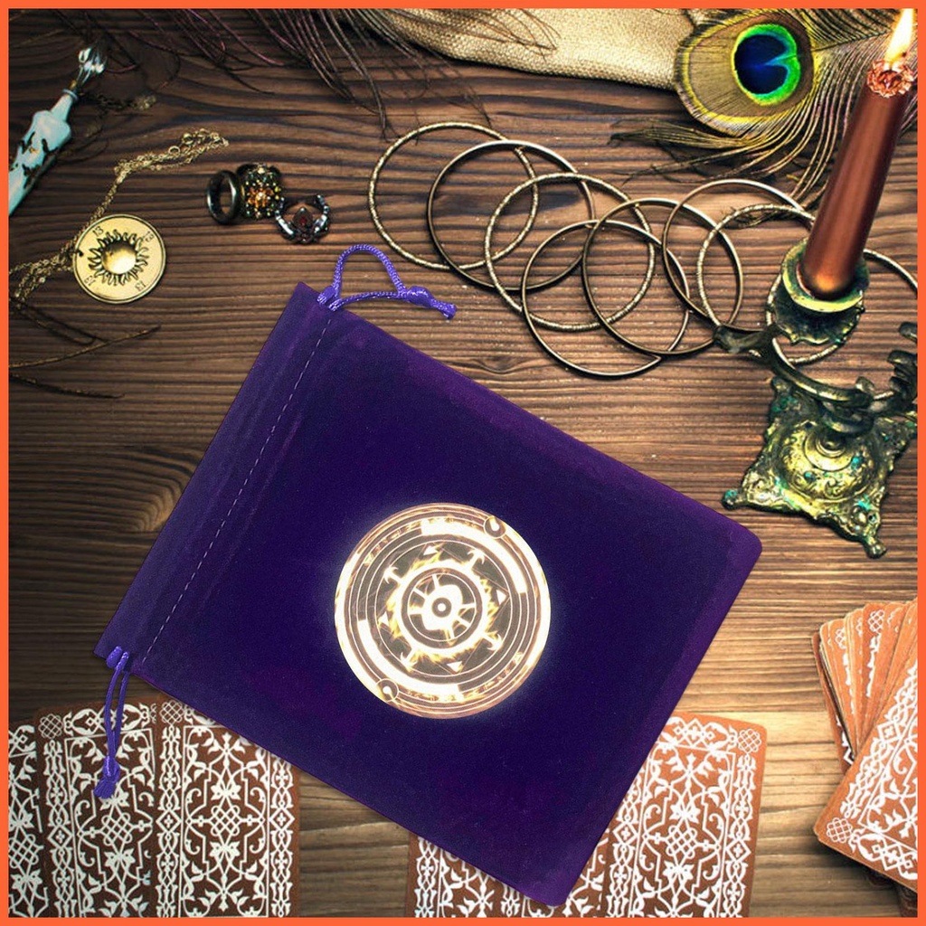 Túi Dây Rút Đựng Bài Tarot Chất Liệu Nhung Mềm Mại