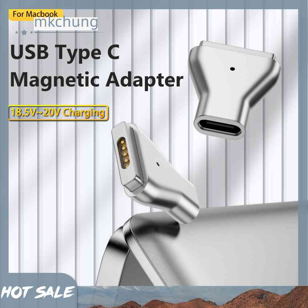 Bộ ChuyểN ĐổI Type C HợP Kim Nhôm VớI ĐèN TíN HiệU Cho MacBook Air / Pro