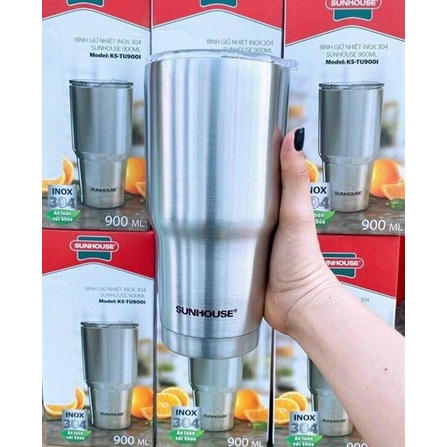 Bình giữ nhiệt Inox 304 SUNHOUSE 900ml KS-TU900I