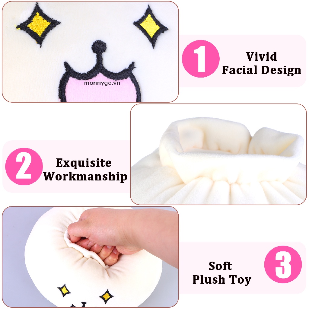 Gối Nhồi Bông Hình Bánh Bao / Bao / Bánh Bao Độc Đáo