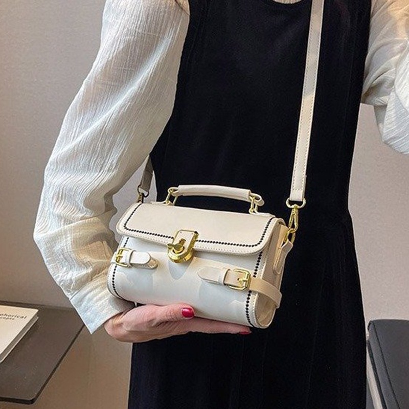 Túi đeo chéo IELGY dáng vuông nhỏ phong cách Pháp thời trang cao cấp cho nữ