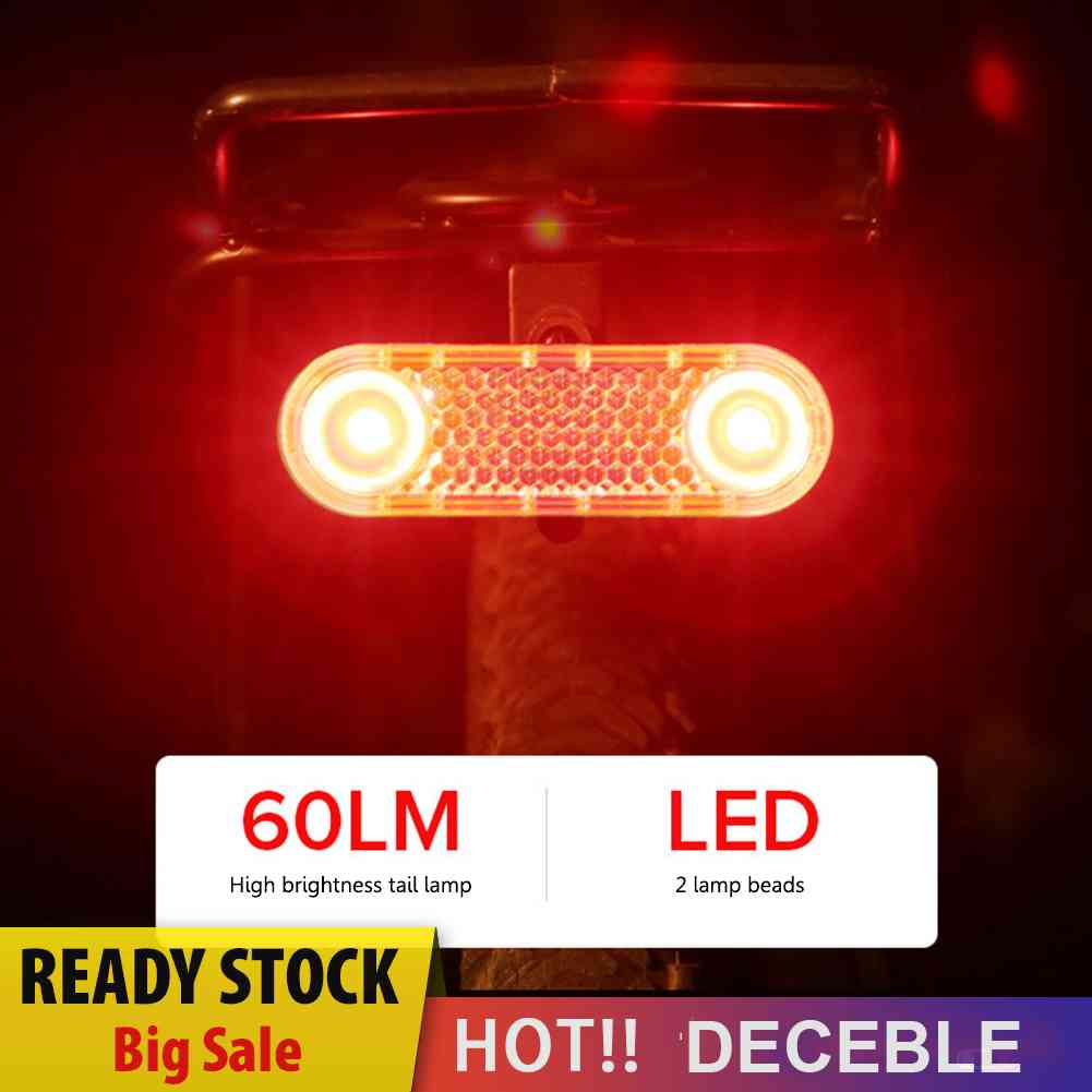 Đèn LED Phản Quang Gắn Yên Sau Xe Đạp Sạc USB