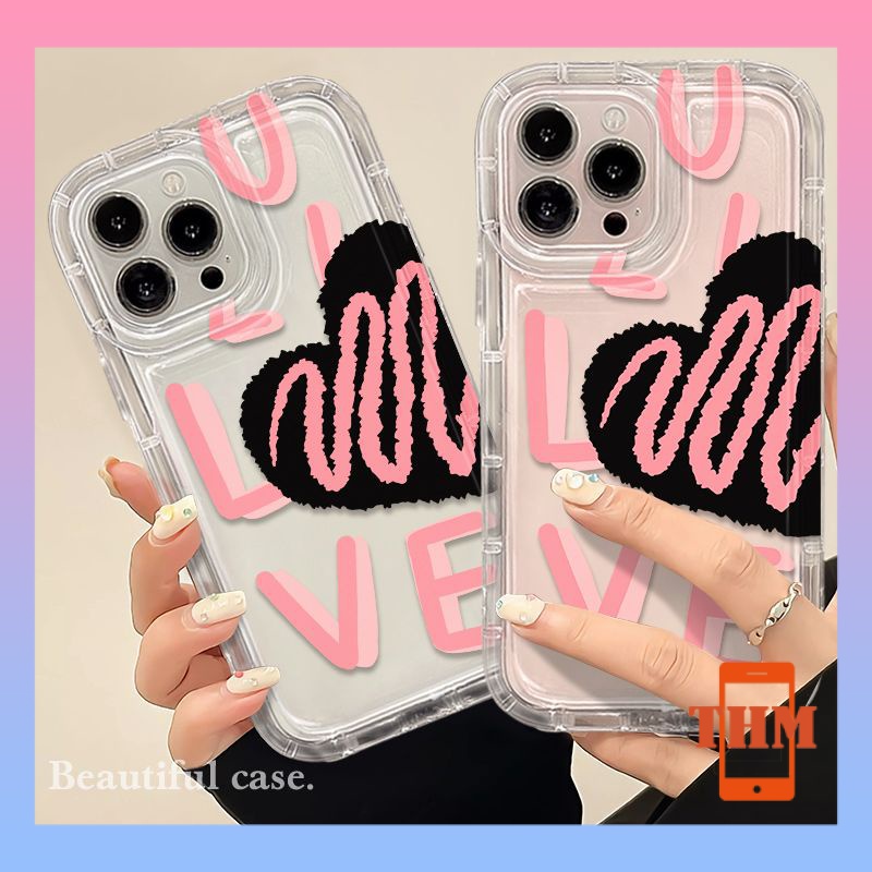 ốp lưng iphone Chữ cái tiếng Anh, túi khí, vỏ mềm trong suốt chống rơi Cho Iphone 6 / 6S / 6splus / se / 7 / 7plus / 8 / 8plus / X / xs / xsmax / 11 / 12 / 13 / 14 / Plus / Pro / Pro Max-711