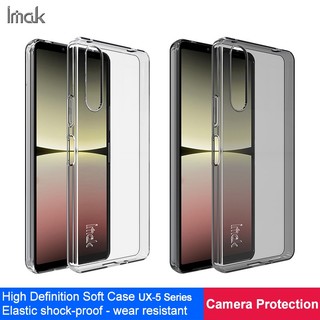 Ốp điện thoại silicone tpu mềm trong suốt chống sốc imak cho sony xperia 10 v xperia10 5