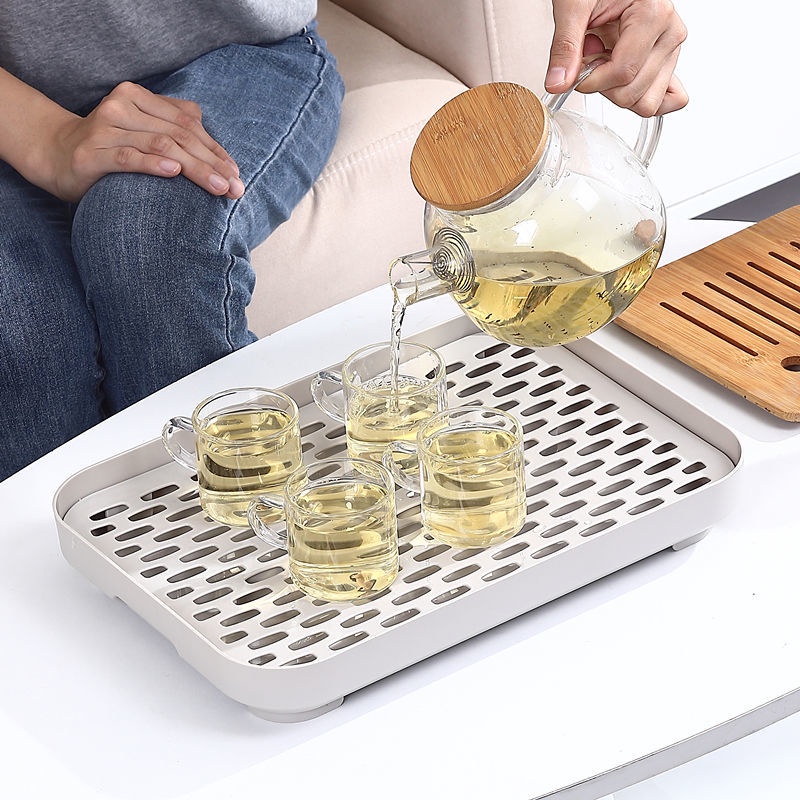 Khay Úp Ly Hai Tầng Ráo Nước Tiện Lợi