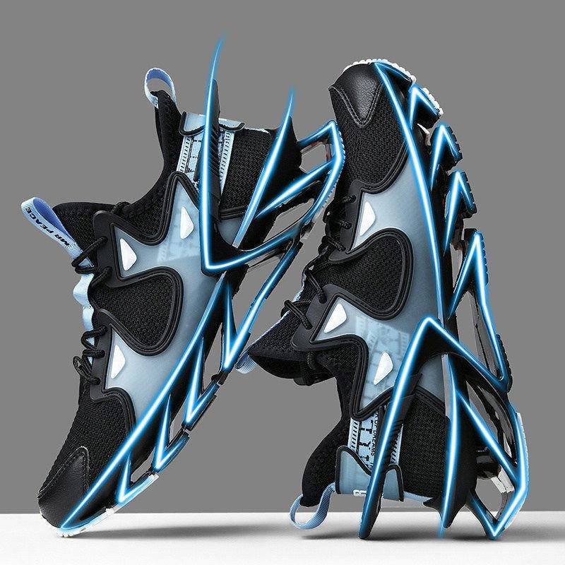 【JsS】Men's Blade Running Shoes Plus Size Men's High Heels Running Shoes Summer Leisure High School S