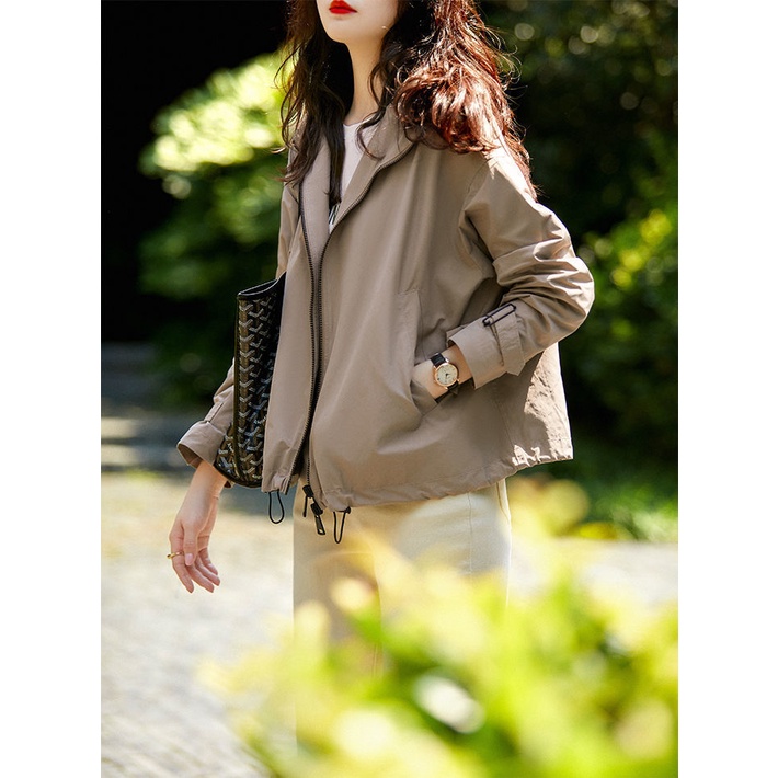 Áo Khoác Thời Trang Xuân Thu Phong Cách Hàn Quốc Dành Cho Nữ