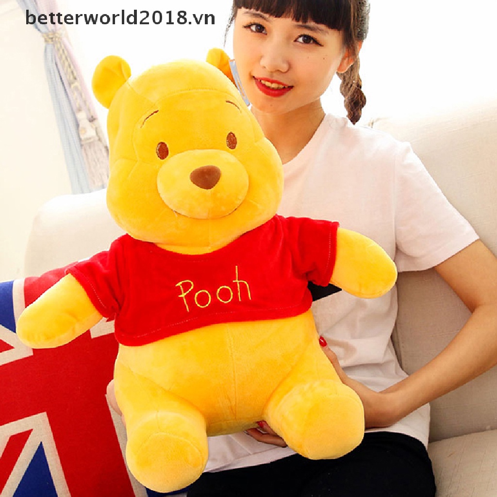 DISNEY 1 Chú Gấu Pooh Nhồi Bông Mềm Mại Đáng Yêu Thời Trang 2018