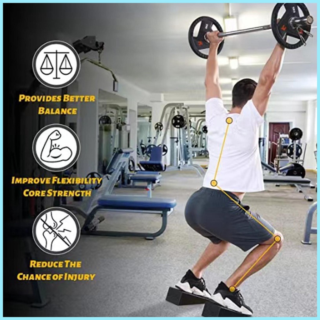 Tấm Đệm Kê Bắp Chân Chống Trượt Chuyên Dụng Cho Squat
