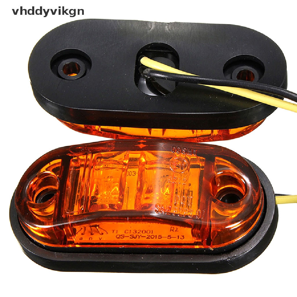Đèn LED Cảnh Báo Hình Oval 12V 24V Chuyên Dụng Cho Xe Tải