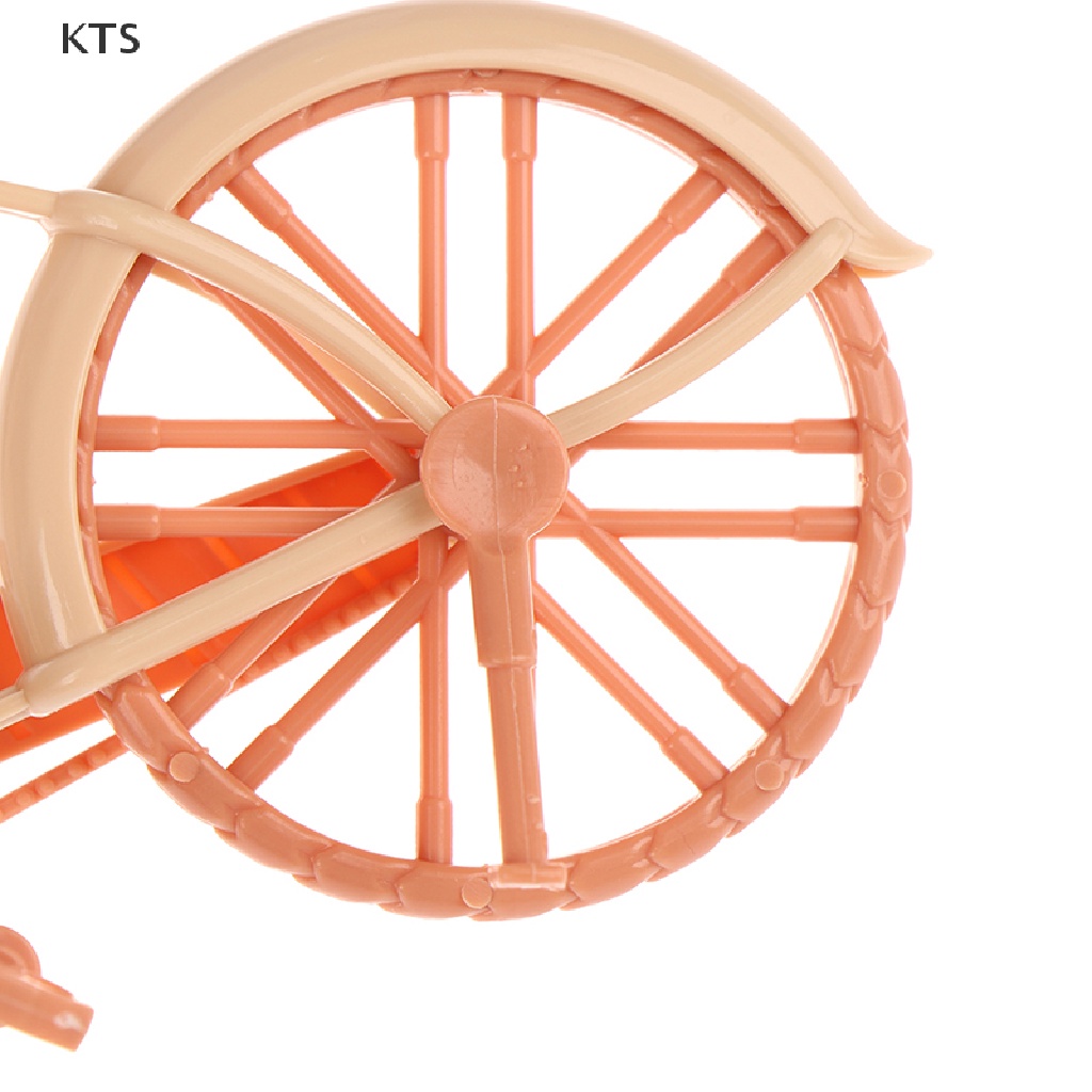 KTS 1Pcs 1:12 Dollhouse Miniature Bicycle Scene Model DIY Doll Decor Accessories KT