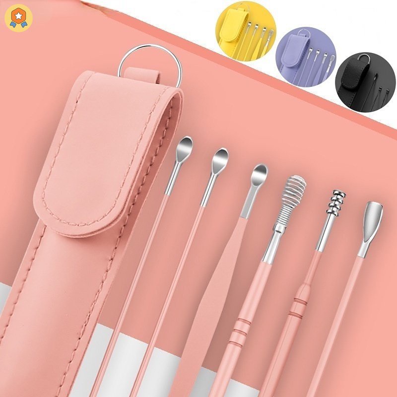 Set 6 Dụng Cụ Lấy Ráy Tai HYJP20318 Tiện Dụng
