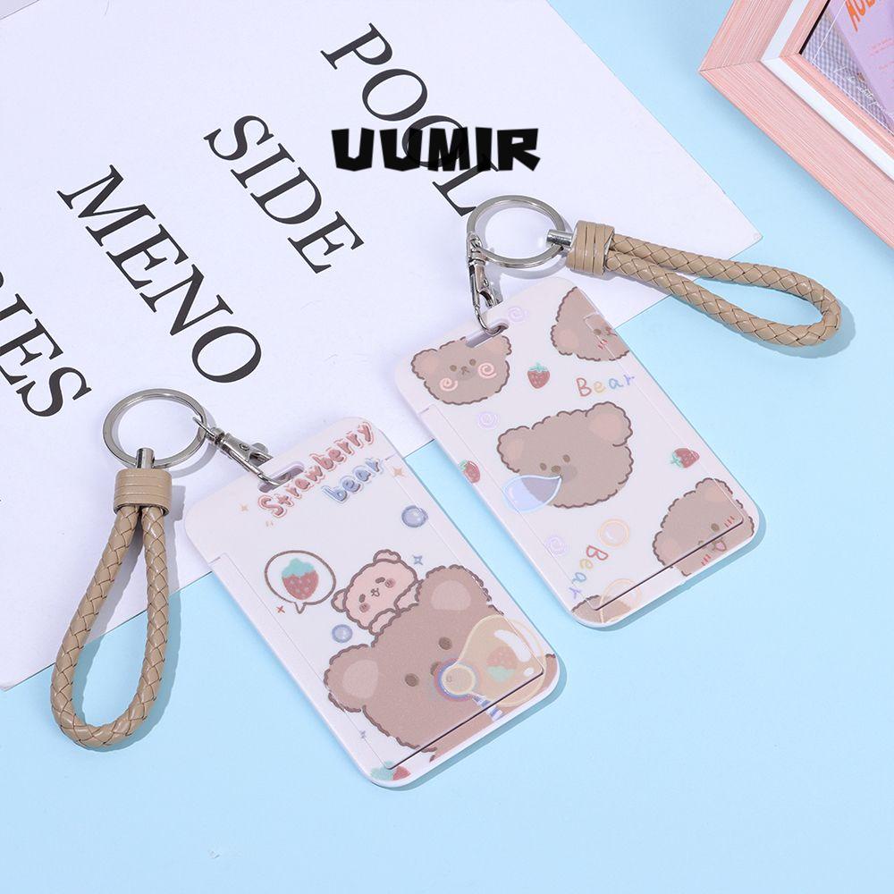 UUMIR Ví Đựng Thẻ / Chìa Khóa / Tiền Xu Hình Chú Gấu Dễ Thương Cho Nam Và Nữ