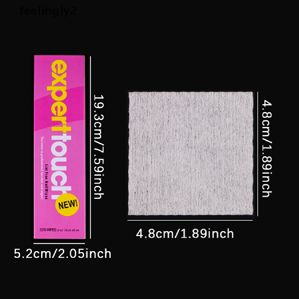 Hộp 325 Miếng Bông Tẩy Sơn Móng Tay Tiện Lợi