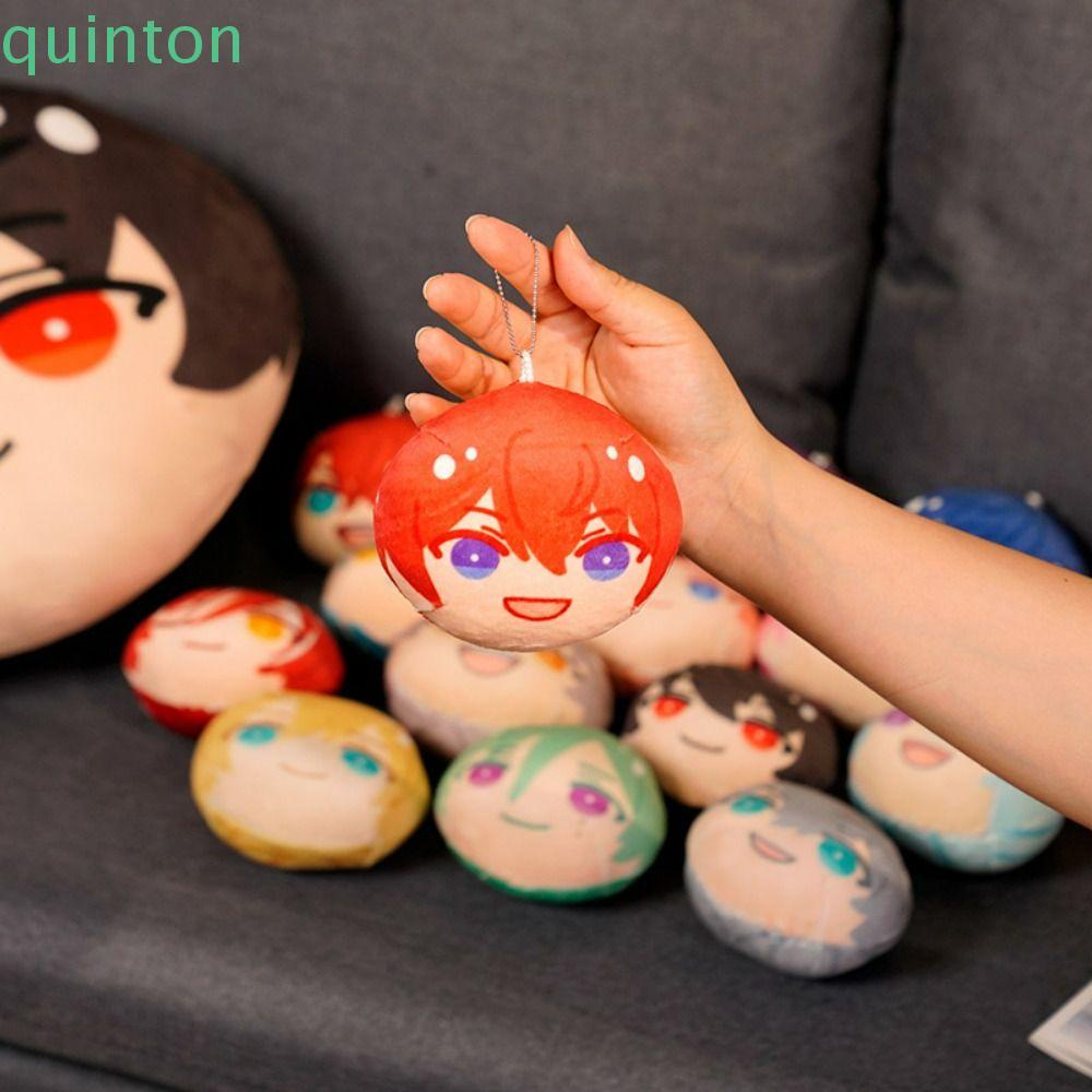 Móc Khóa Nhồi Bông Hình Ngôi Sao Sazanami Jun IBARA Hiyori AIRA Ogami Koga Ensemble Stars Mềm Mại Làm Quà Tặng Valentine Cho Bé Gái
