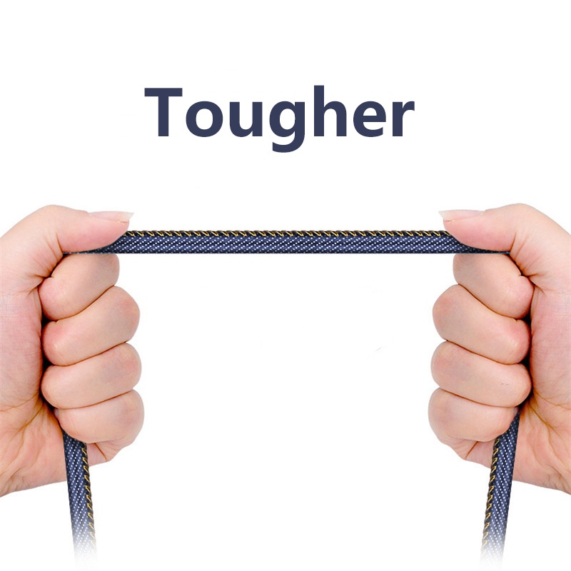 Dây Cáp Sạc Nhanh USB Loại C Bằng Denim Cho Samsung S10 Xiaomi Huawei P10 plus