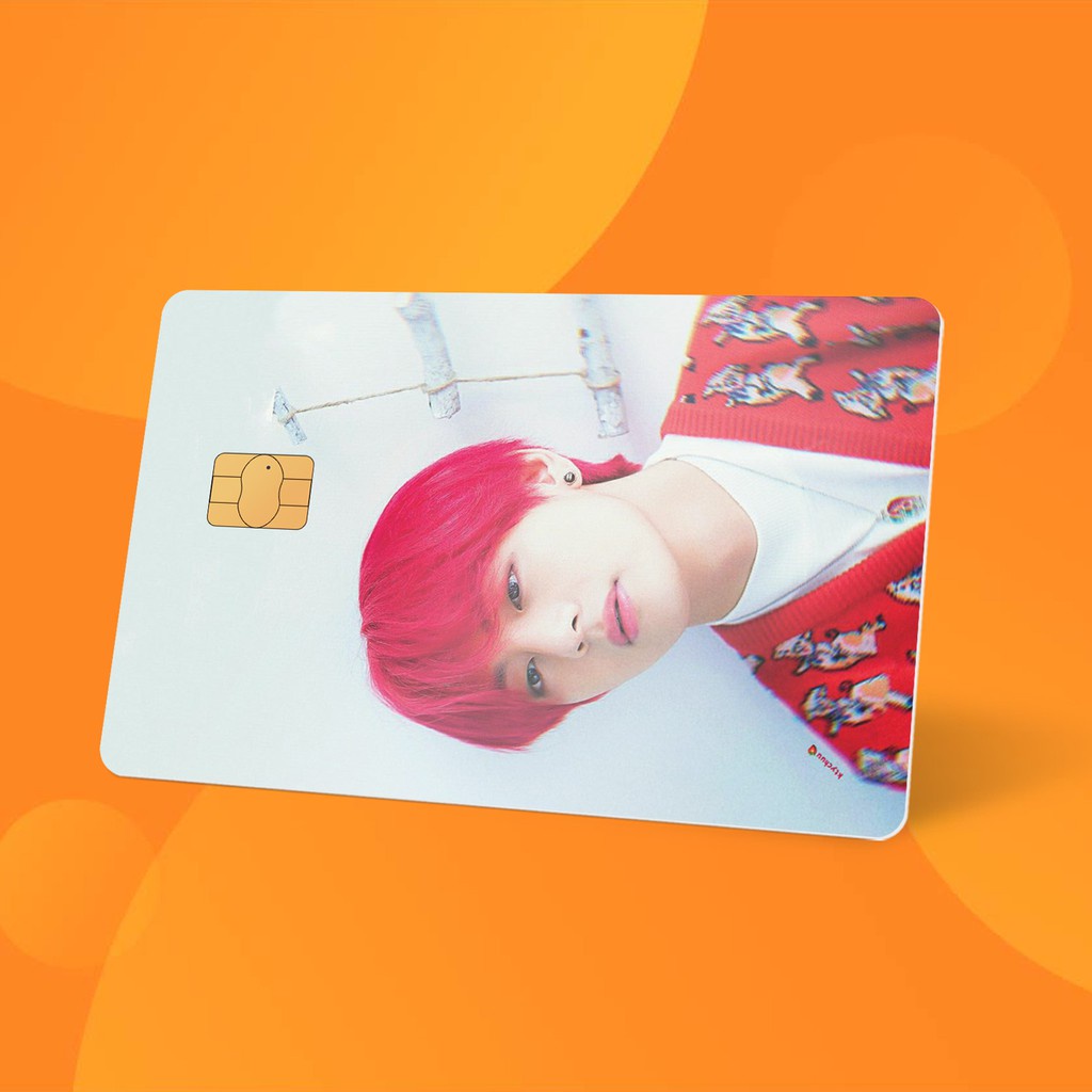 Miếng Dán Thẻ Card Taehyung BTS | SKIN ATM, Thẻ Chung Cư Trang Trí - Chất Liệu Decal Vinyl Chống Nước